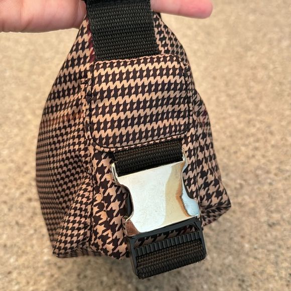 LAUREN RALPH LAUREN Nylon Houndstooth Shoulder Bag - Picture 6 of 15